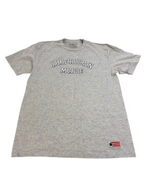 AMERICAN GIANT T Shirt Men Large Gray 
American Made Flag Collection
USA
